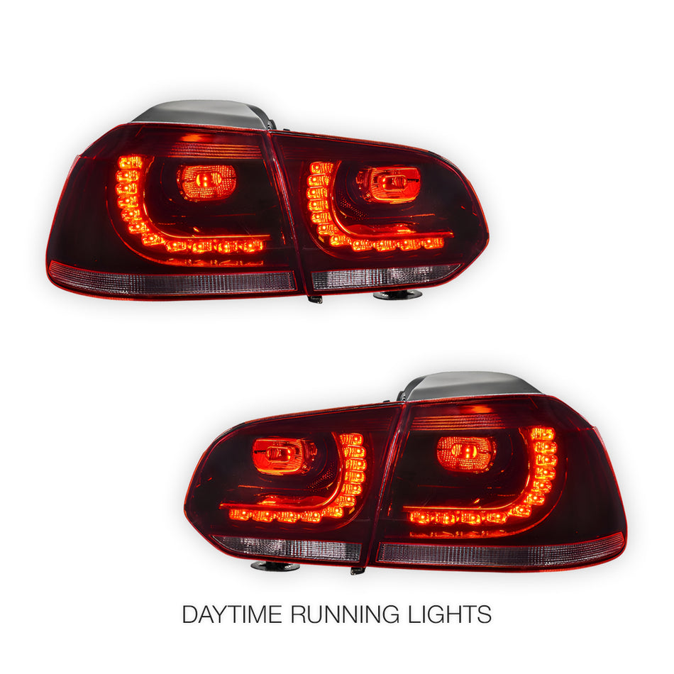 Volkswagen Golf MK6 (2008 - 2013) Update LED Tail Lights LH + RH
