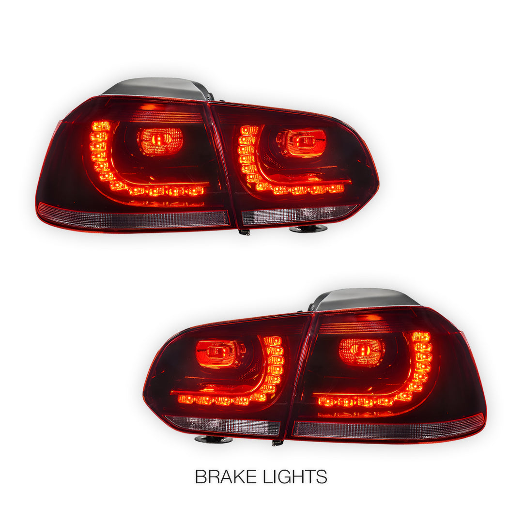 Volkswagen Golf MK6 (2008 - 2013) Update LED Tail Lights LH + RH