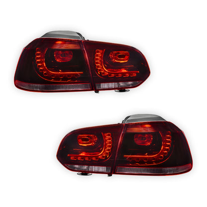 Volkswagen Golf MK6 (2008 - 2013) Update LED Tail Lights LH + RH