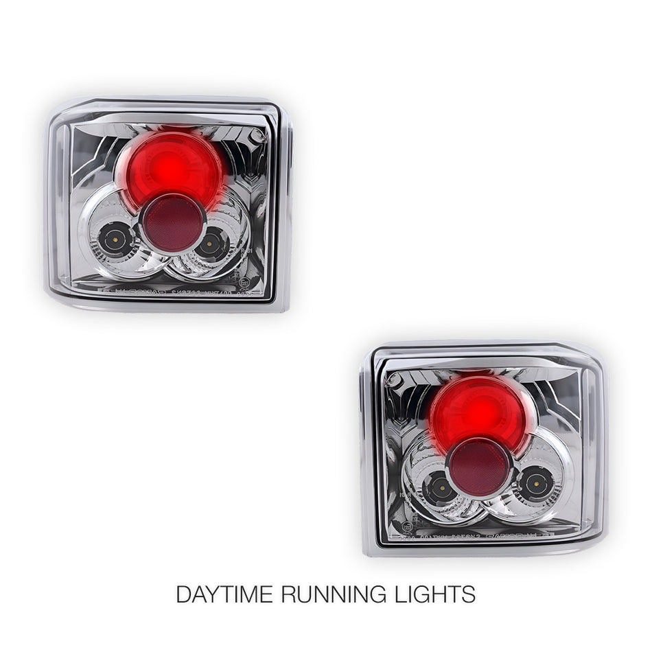 Volkswagen Transporter T4 (1993 - 2004) Crystal Clear Altezza Halogen Tail Lights LH + RH