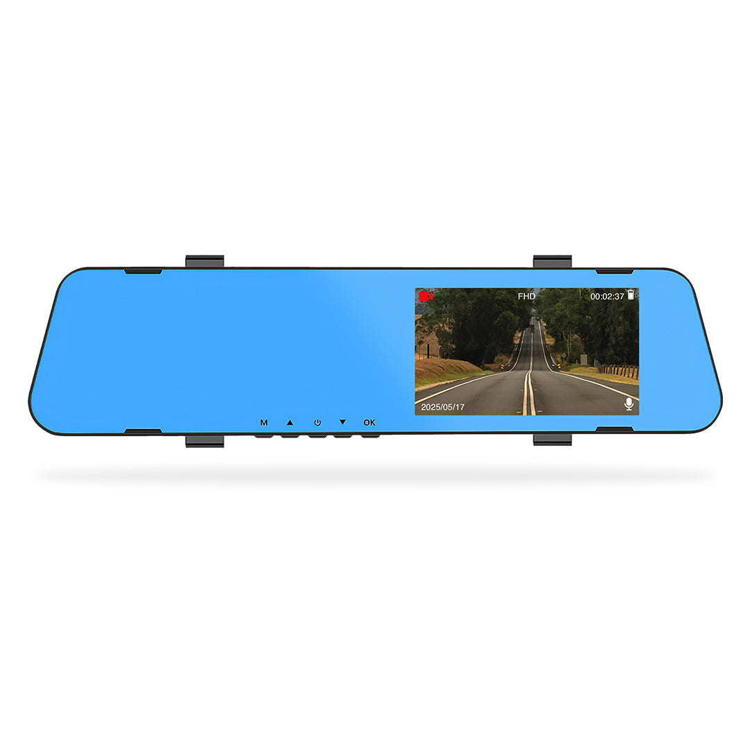 Universal 4.5" Rearview Mirror Dashboard Camera