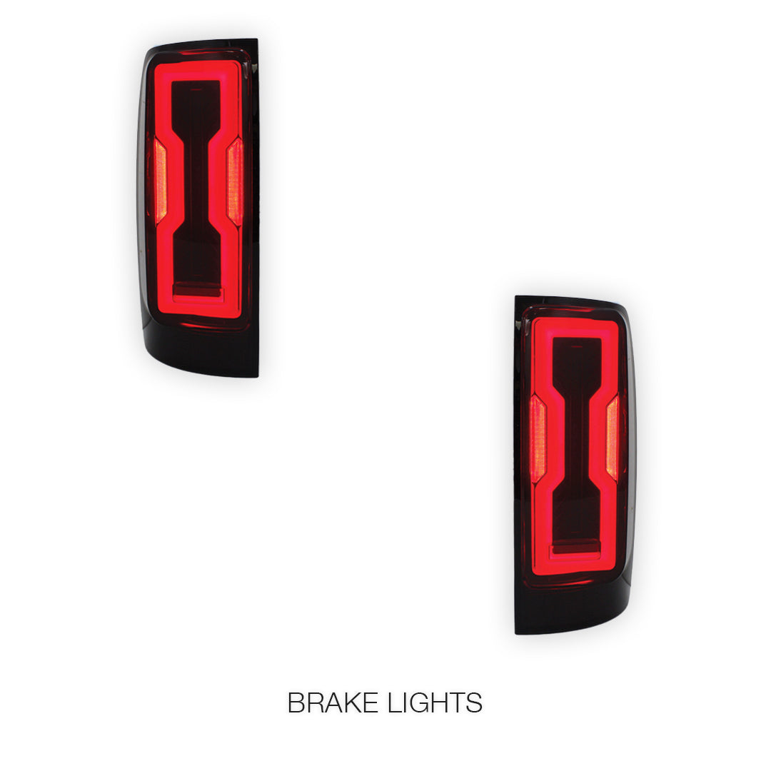 Holden Colorado RG (2012 - 2021) Sequential Smoked Tail Lights LH + RH
