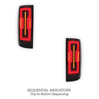 Holden Colorado RG (2012 - 2021) Sequential Smoked Tail Lights LH + RH