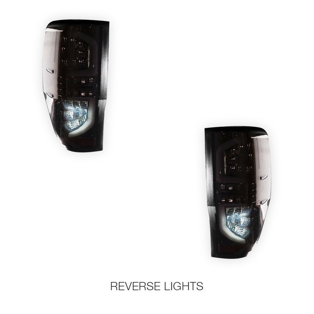 Ford Ranger Wildtrak PX MK1 MK2 MK3 (2011 - 2020) Smoked Tail Lights LH + RH