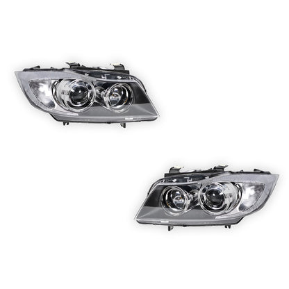 BMW 3 Series E90 Sedan (2005 - 2008) Non-Xenon OEM Style Headlights LH + RH