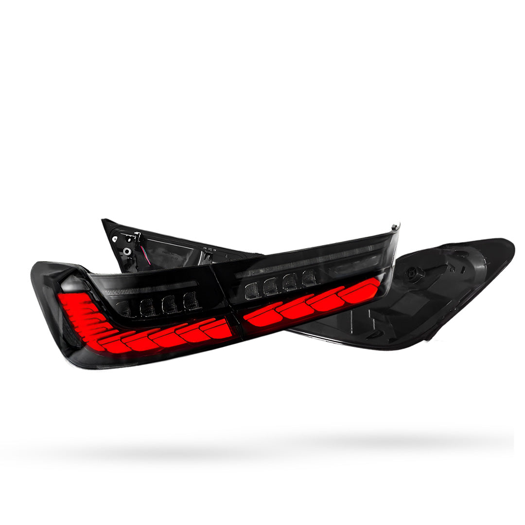 BMW 3-Series G20 (2019 - 2022) GTS Style Sequential Smoked Full LED Tail Lights LH + RH