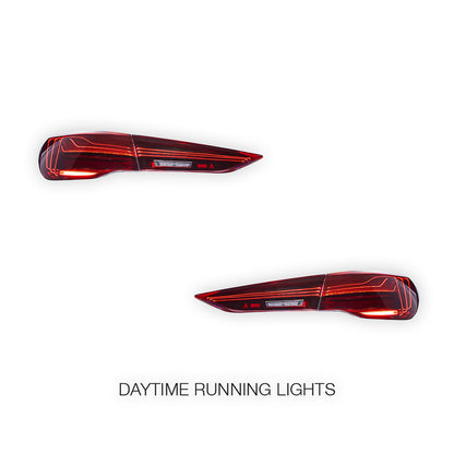 BMW 4-Series G22 / G23 / G26 (2020 - 2025) Sequential Red Full LED Tail Lights LH + RH