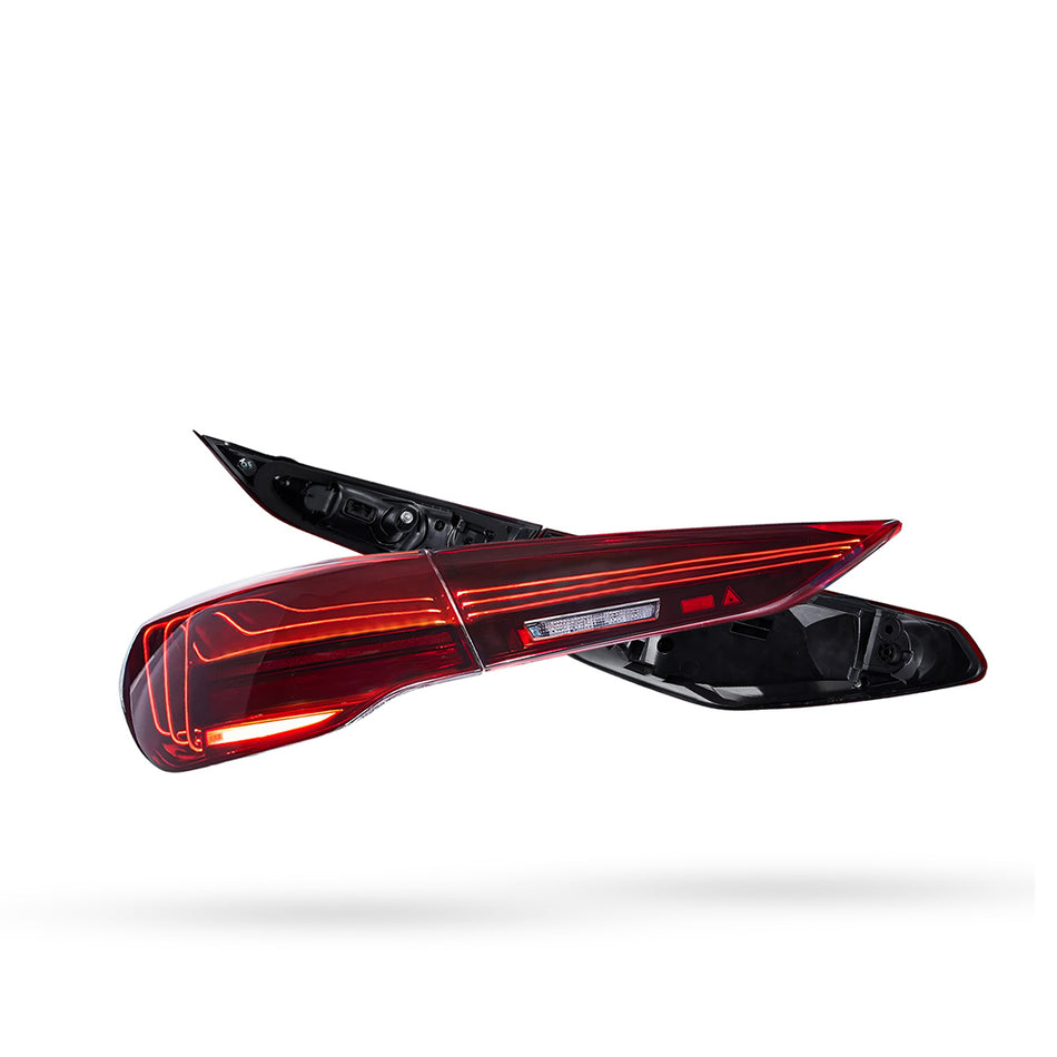 BMW 4-Series G22 / G23 / G26 (2020 - 2025) Sequential Red Full LED Tail Lights LH + RH