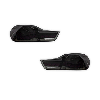BMW 4-Series F32 / F33 / F36 / F82 / F83 (2014 - 2020) GTS Style Sequential Smoked Full LED Tail Lights LH + RH