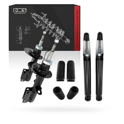 BMW X5 E53 (2000 - 2006) Front & Rear Shock Absorbers + Dust Boots LH + RH