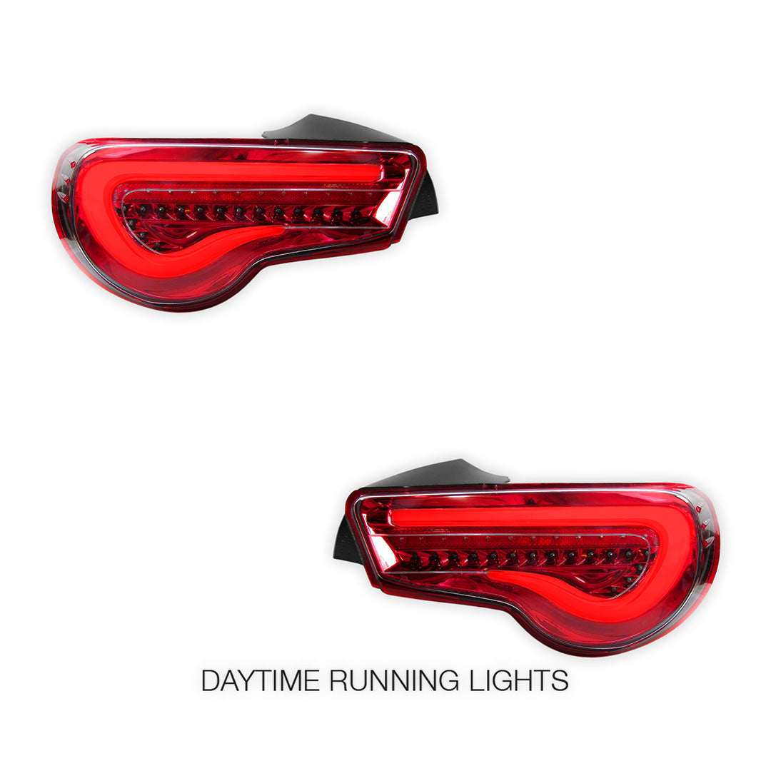 Toyota 86 / ZN6 1st Gen. (2012 - 2021) Valenti Sequential 3D Stripe Bar Full LED Tail Lights LH + RH