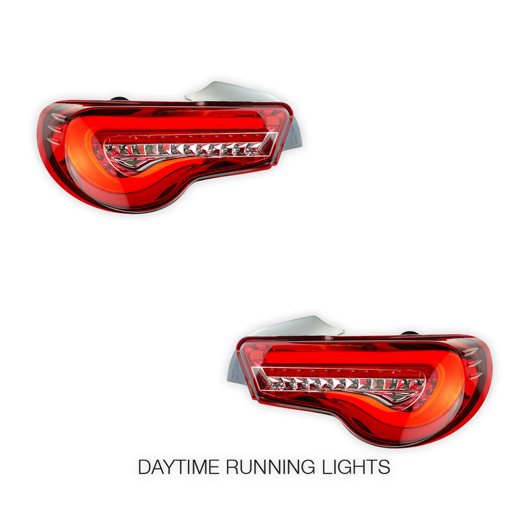 Toyota 86 / ZN6 1st Gen. (2012 - 2021) Valenti Sequential Full Red LED Tail Lights LH + RH