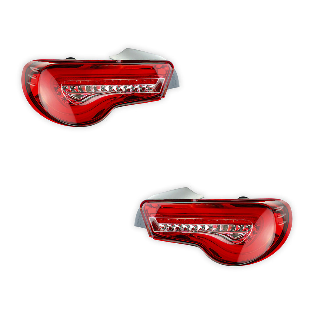 Subaru BRZ / ZC6 1st Gen. (2012 - 2021) Valenti Sequential Full Red LED Tail Lights LH + RH