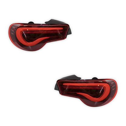 Subaru BRZ / ZC6 1st Gen. (2012 - 2021) Valenti Sequential Smoked Red Full LED Tail Lights LH + RH