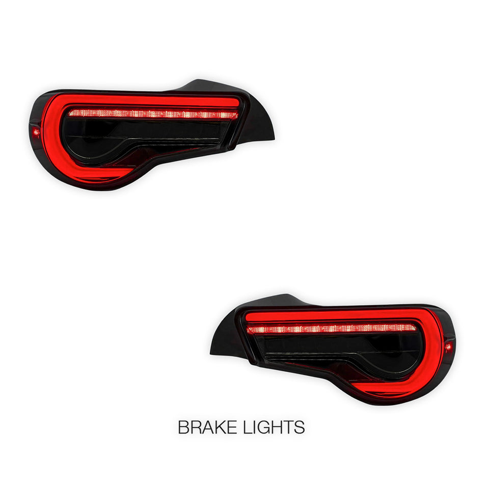 Toyota 86 / ZN6 1st Gen. (2012 - 2021) Valenti Sequential Full Smoked LED Tail Lights LH + RH