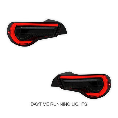 Subaru BRZ / ZC6 1st Gen. (2012 - 2021) Sequential Full Smoked LED Tail Lights LH + RH