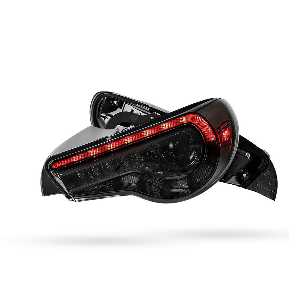 Toyota 86 / ZN6 1st Gen. (2012 - 2021) Sequential Smoked Full LED Tail Lights LH + RH