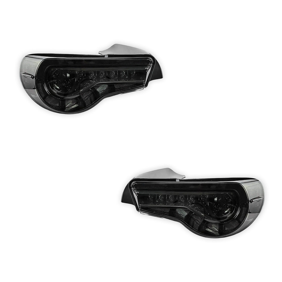 Subaru BRZ / ZC6 1st Gen. (2012 - 2021) Sequential Smoked Full LED Tail Lights LH + RH