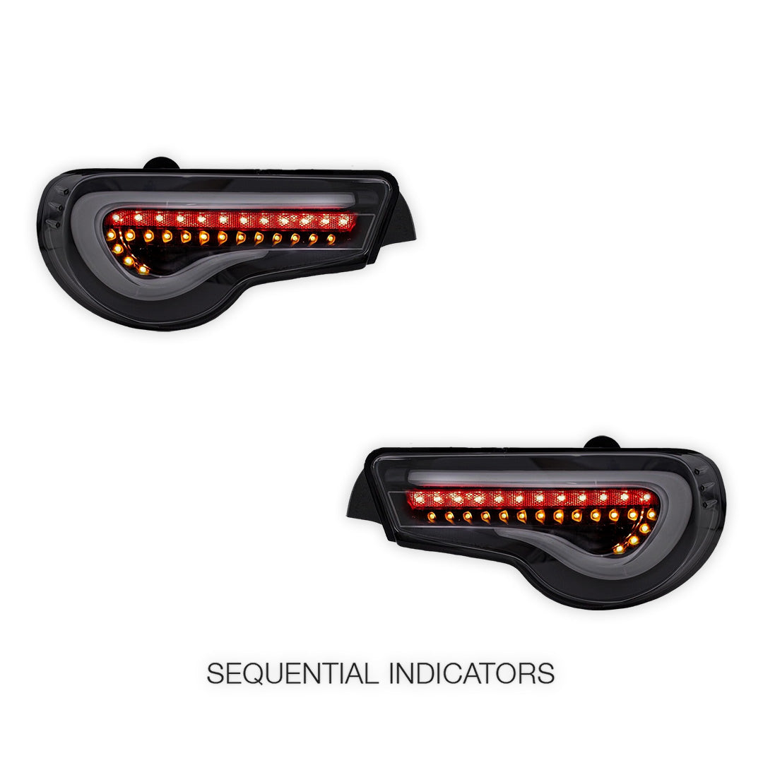 Toyota 86 GT86 (2012 - 2021) Sith Sequential Smoked Tail Lights LH + RH