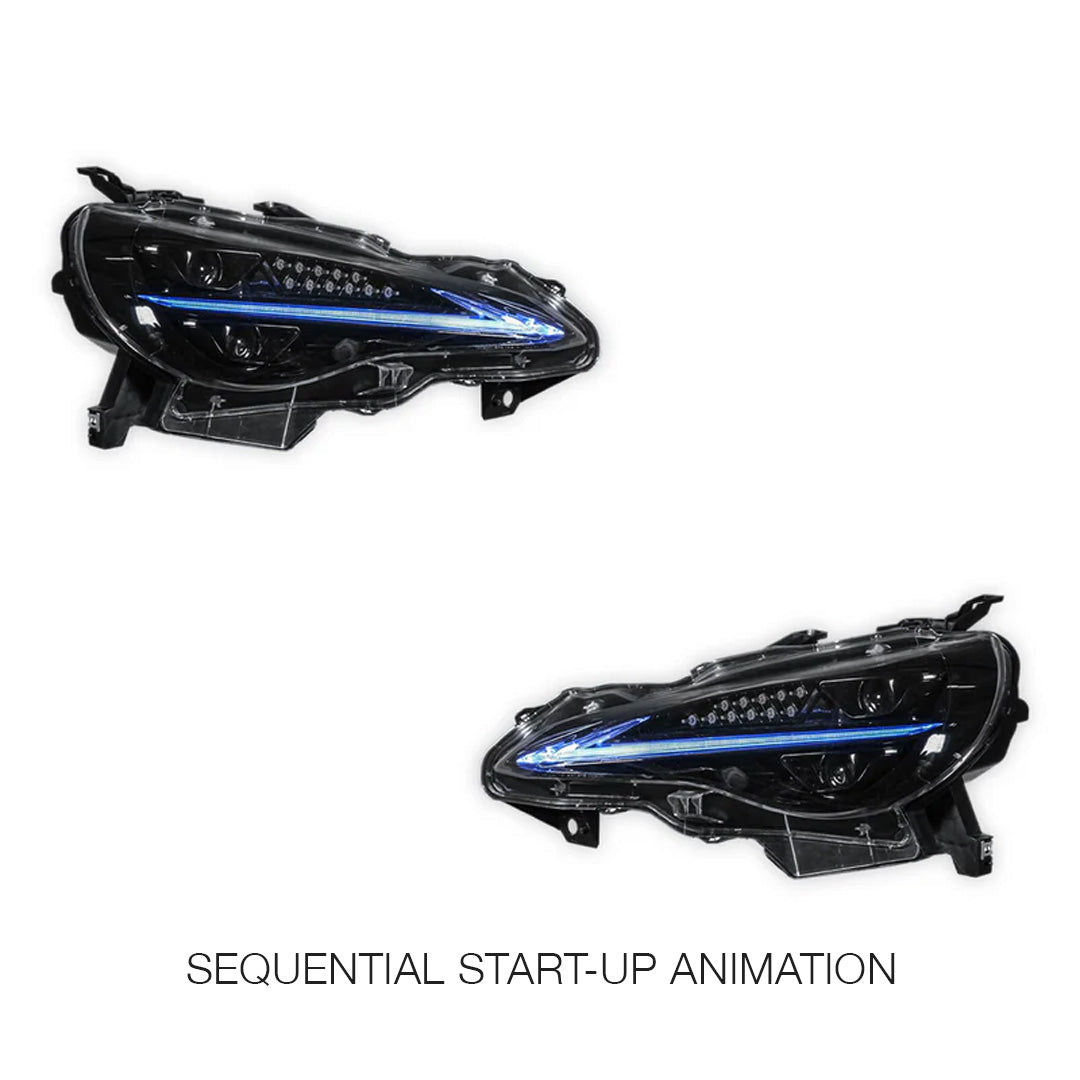 Subaru BRZ (2012 - 2021) Sequential Projector Headlights LH + RH