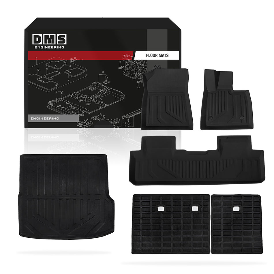 BYD Sealion 6 (2024) Rubber Floor Mats Complete Set