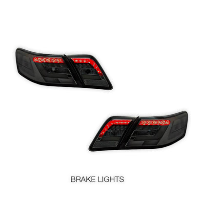 Toyota Camry XV40 (2006 - 2011) Smoked LED Tail Lights LH + RH
