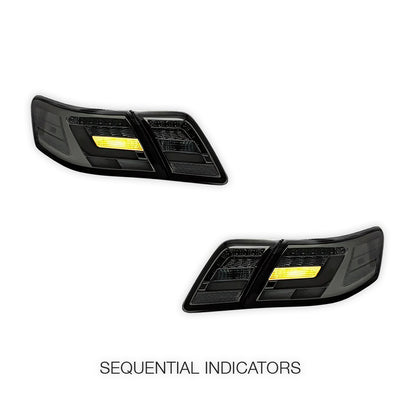 Toyota Camry XV40 (2006 - 2011) Smoked LED Tail Lights LH + RH