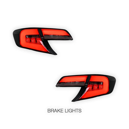 Toyota Camry XV50 (2012 - 2014) Sequential Smoked Full LED Tail Lights LH + RH