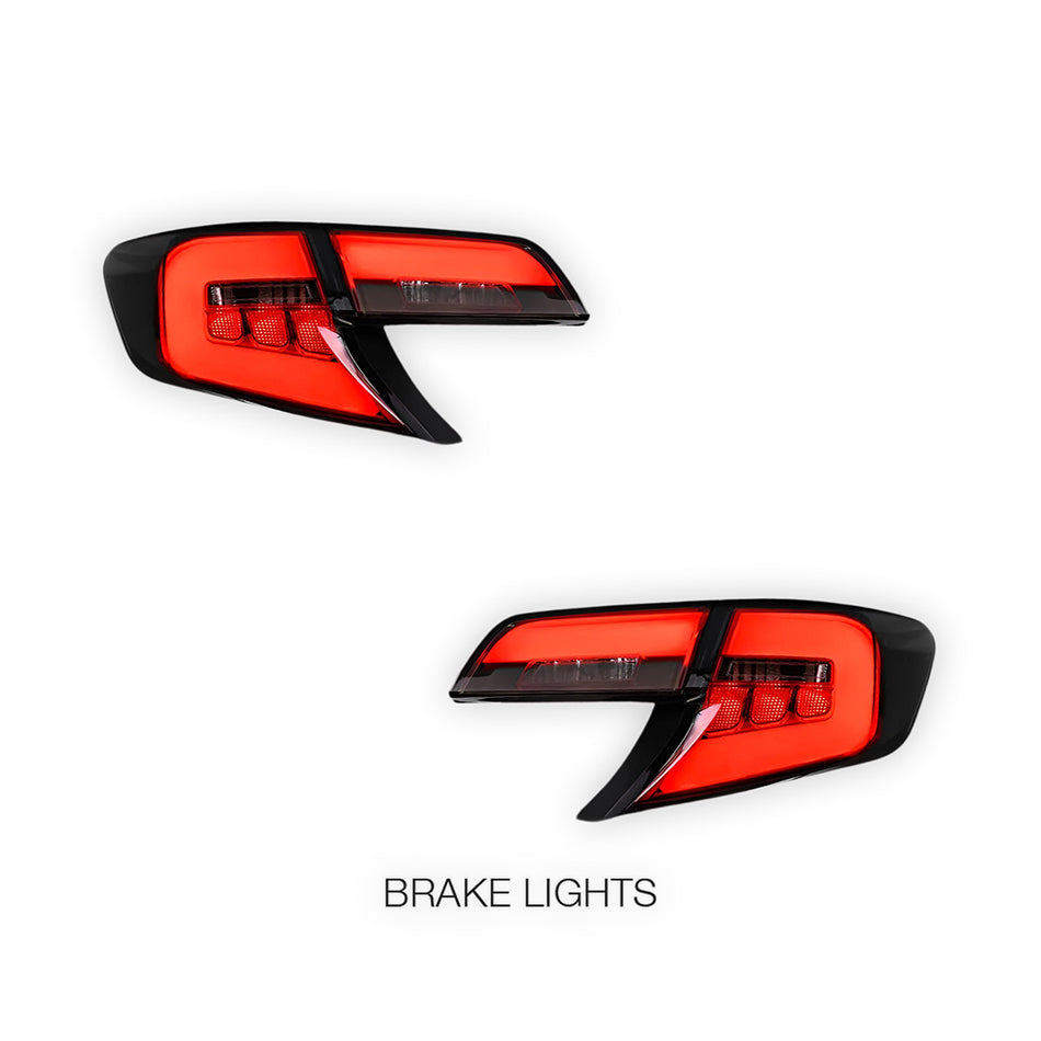 Toyota Camry XV50 (2012 - 2014) Sequential Smoked Full LED Tail Lights LH + RH