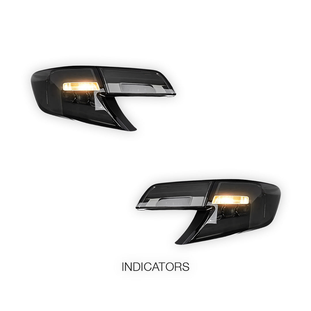 Toyota Camry XV50 (2012 - 2014) Sequential Smoked Full LED Tail Lights LH + RH