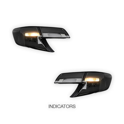 Toyota Camry XV50 (2012 - 2014) Sequential Smoked Full LED Tail Lights LH + RH