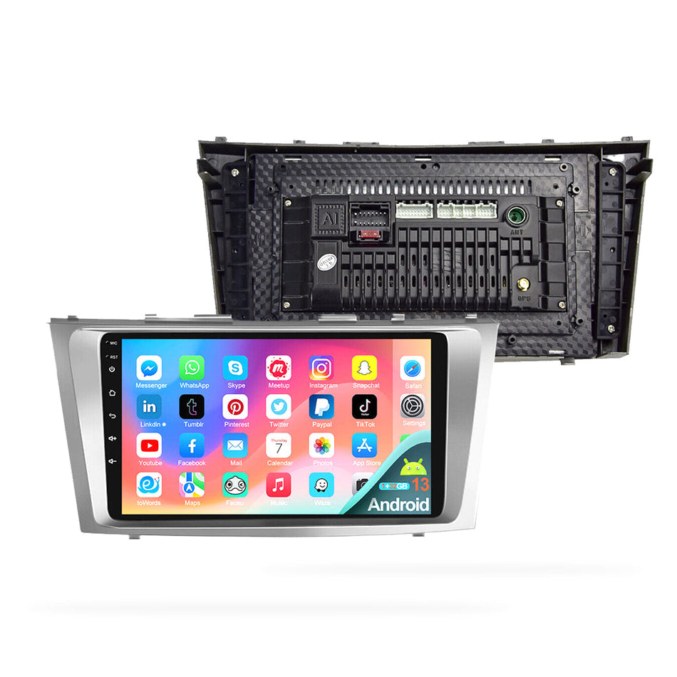 Toyota Camry XV40 (2006 - 2011) 9" Wireless Android 13 Head Unit for Apple CarPlay / Android Auto