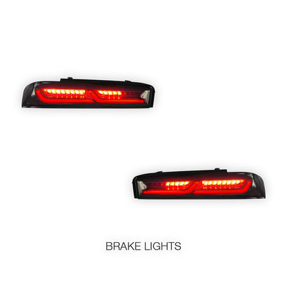 Chevrolet Camaro (2016 - 2018) Sequential Smoked LED Tail Lights LH + RH