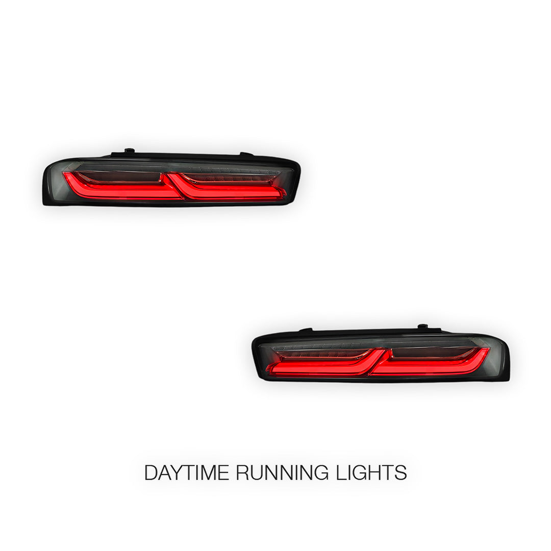 Chevrolet Camaro (2016 - 2018) Sequential Smoked LED Tail Lights LH + RH