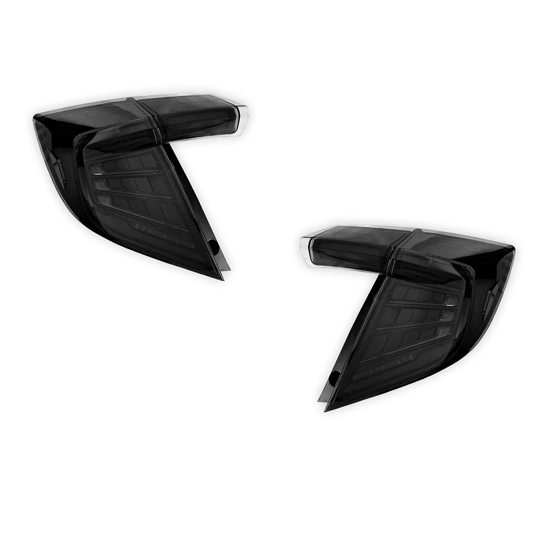 Honda Civic FK4 / FK7 / FK8 (2017 - 2023) Sequential Smoked LED Tail Lights LH + RH