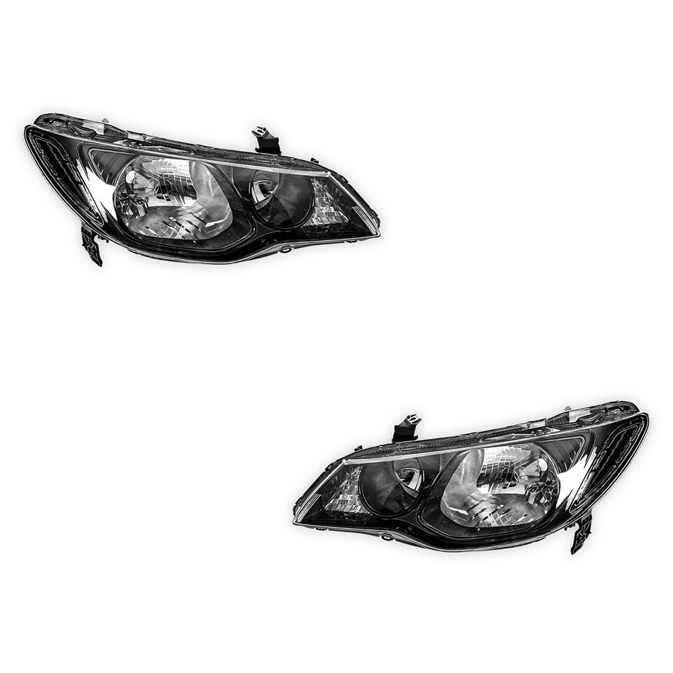 Honda Civic FD Series 2 Sedan (2009 - 2012) Headlights LH + RH