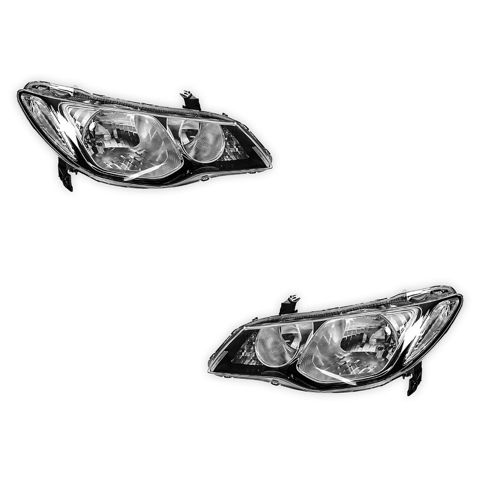 Honda Civic FD Series 1 Sedan (2006 - 2008) Headlights LH + RH