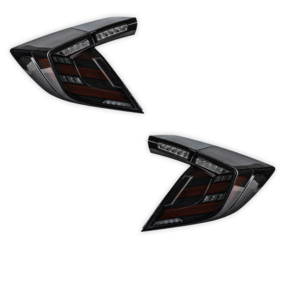 Honda Civic FK7 / FK8 Type R (2016 - 2022) Mugen Style Sequential Clear LED Tail Lights LH + RH