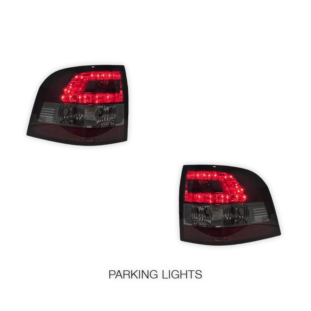 Holden Commodore VE UTE Series 1 & 2 (2007 - 2013) Smoked Red LED Tail Lights LH + RH