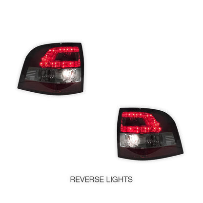 Holden Commodore VE UTE Series 1 & 2 (2007 - 2013) Smoked Red LED Tail Lights LH + RH