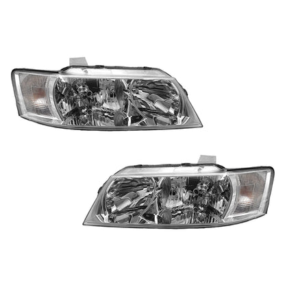 Holden Commodore VZ (2004 - 2007) Chrome OEM Style Headlights LH + RH