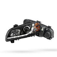 Holden Commodore VE Series 2 (2010 - 2013) Black DRL LED Headlights LH + RH