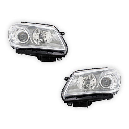 Holden Commodore VF (2013 - 2015) Evoke Type Chrome OEM Style Headlights LH + RH