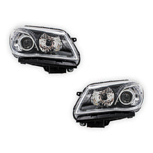 Holden Commodore VF (2013 - 2017) Black OEM Style Headlights LH + RH