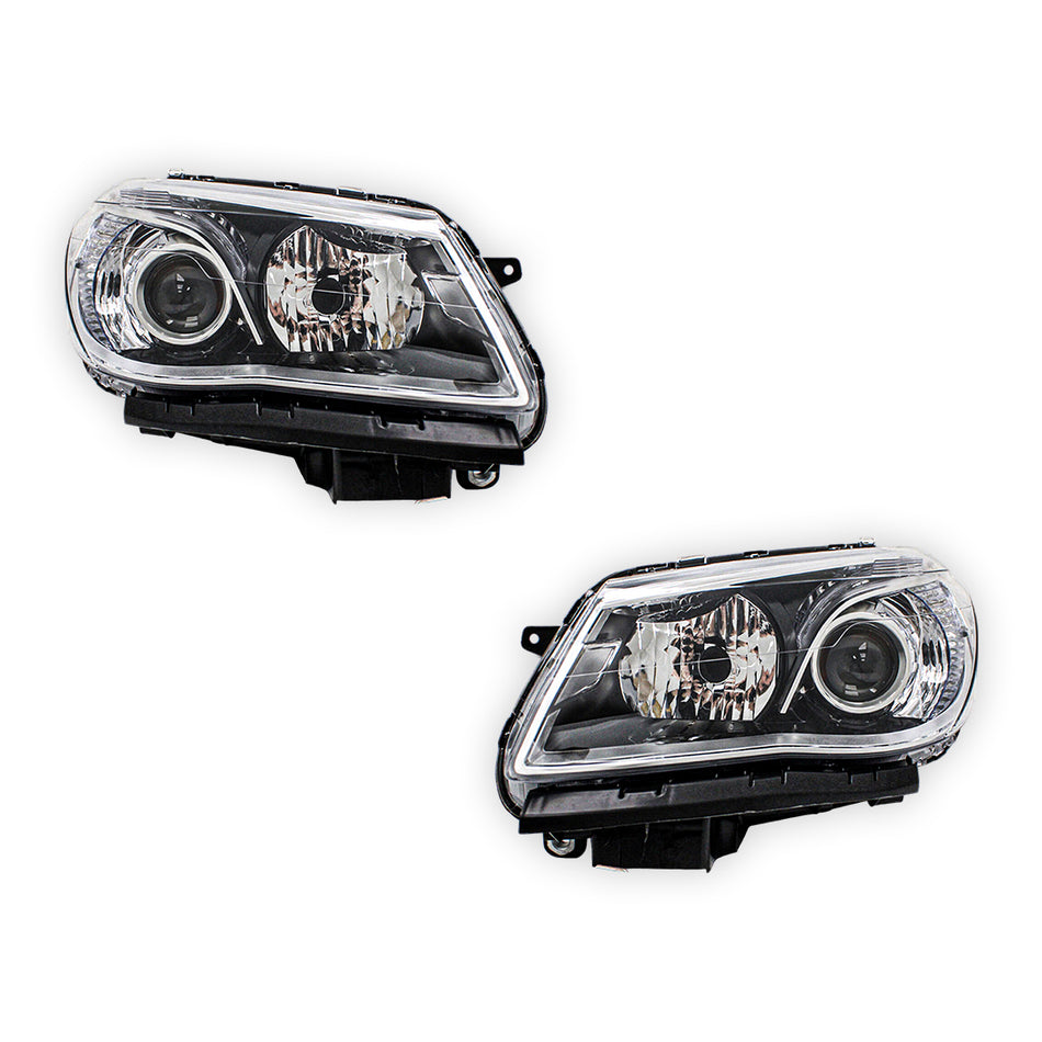 Holden Commodore VF (2013 - 2017) Black Headlights LH + RH