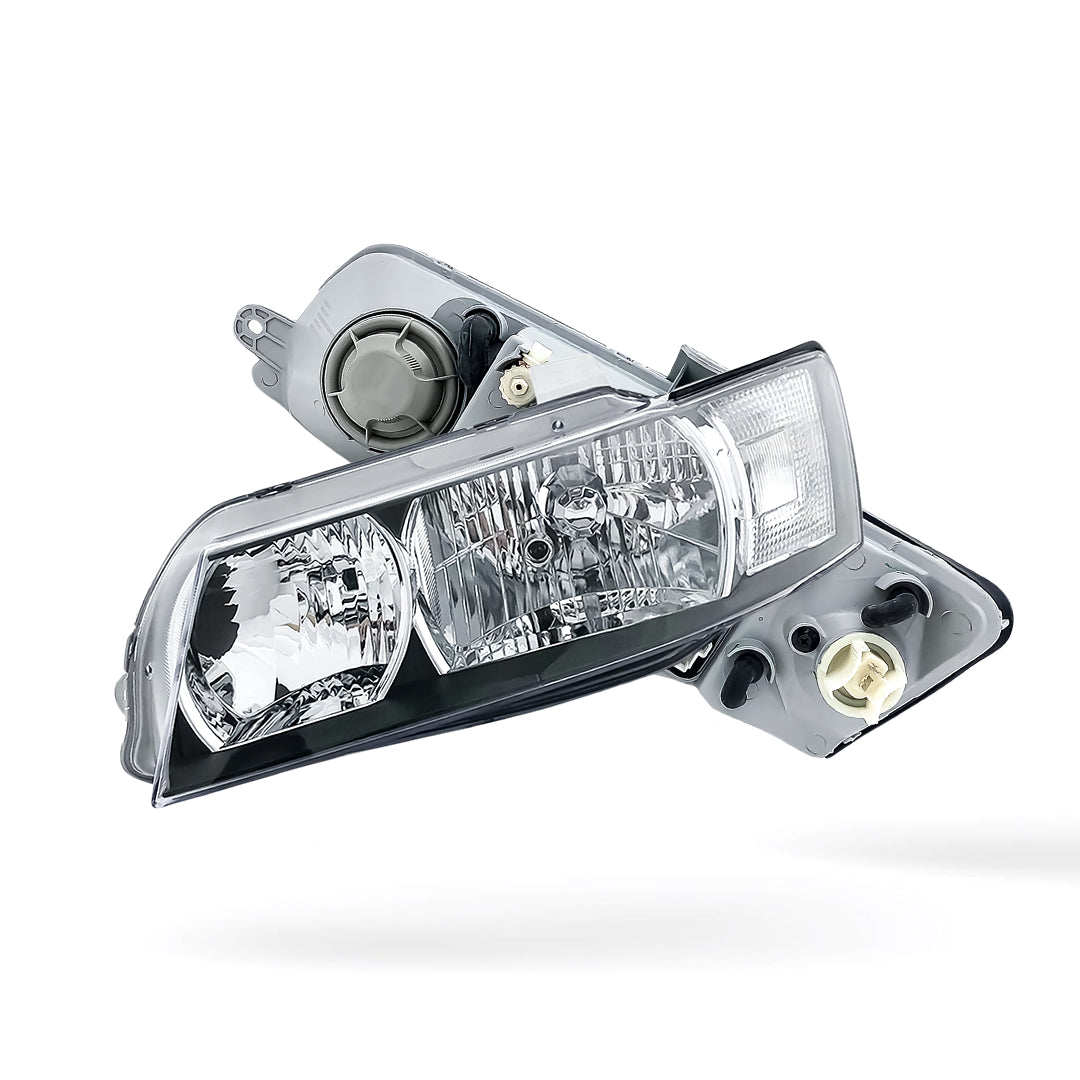 Holden Commodore VZ SV6 (2004 - 2007) Black OEM Style Headlights LH + RH