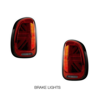 Mini Cooper Countryman R60 (2010 - 2016) Sequential Dark Red LED Tail Lights LH + RH