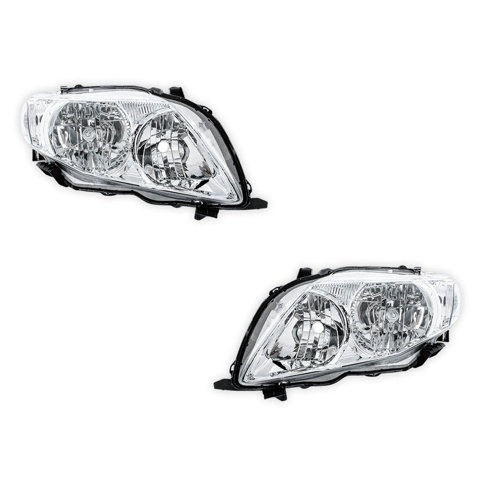 Toyota Corolla E150 ZRE152 Hatch (2007 - 2010) Headlights LH + RH