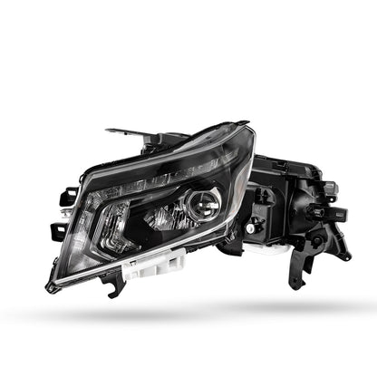 Nissan Navara D23 NP300 (2015 - 2021) Black LED OEM Style Headlights LH + RH