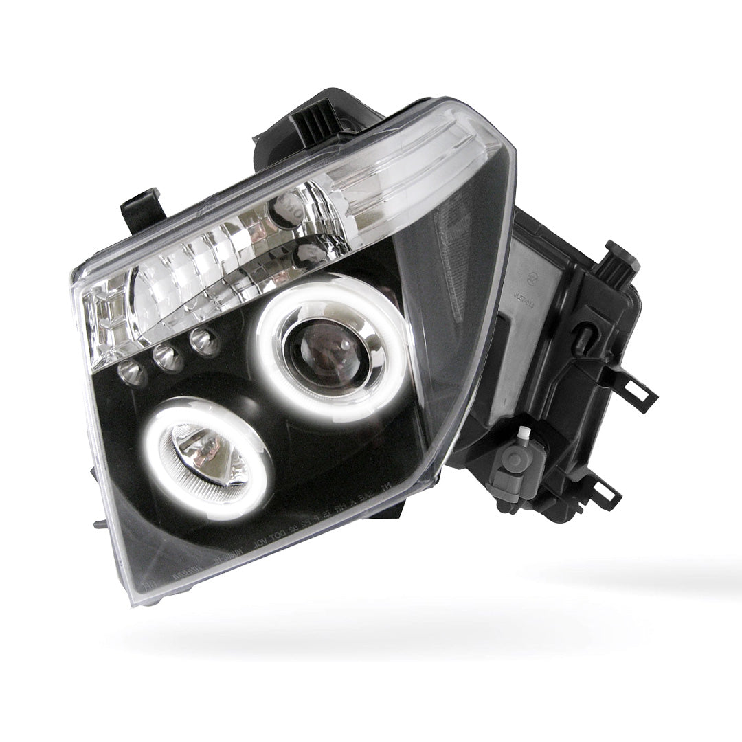 Nissan R51 Pathfinder Wagon (2005 - 2012) Halo Angel Eyes Headlights LH + RH